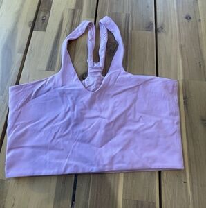 Lululemon Athletica‎ Womens Pink Buttery Soft Cropped Tank Top Size Small/medium